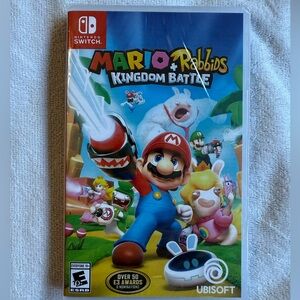 Mario rabbids kingdom battle brand new unopened Nintendo switch